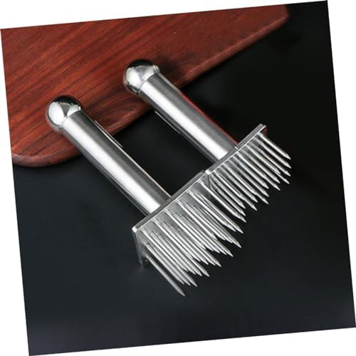 Stainless Steel Meat Tenderizer Hammer 28 Pin Multi Needle Tool