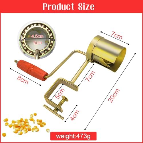 1Pcs Manual Hand Crank Corn Thresher Sheller