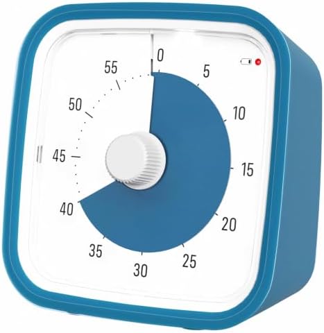 Visual Timer for Kids and Adult, 60-min Countdown Timer, DarkBlue