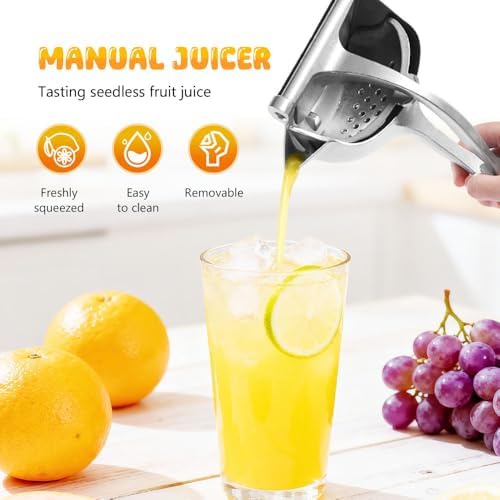 Fresh Fruit Juice Extractor, 2026 New Hand Juicer Squeezer Lemon Juicer Manual Hand Press with Ergonomic Grip for Efficient Extraction of Fruits
