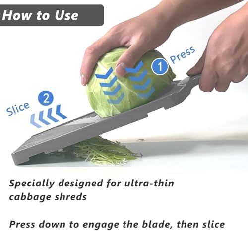 Large Cabbage Shredder 1mm Ultra-Thin Mandoline Slicer