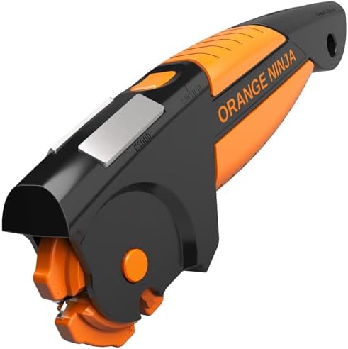 Orange Ninja 7-in-1 Garden Tool & Knife Sharpener- One Tool for Every Blade