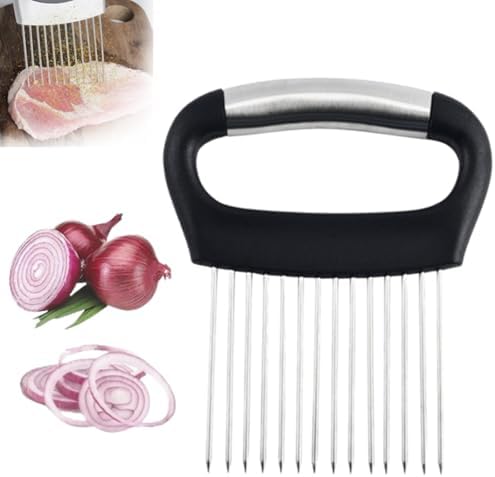 Stainless Steel Vegetable Slicer - Onion & Potato Cutter, Kitchen Chopper Assistant Tool (Style3)