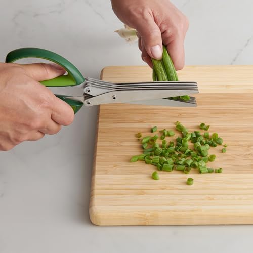 Cutlery-Pro 5-Blade Herb Scissors and Kitchen Shears, Cat Cora Approved, Stainless Steel Blades