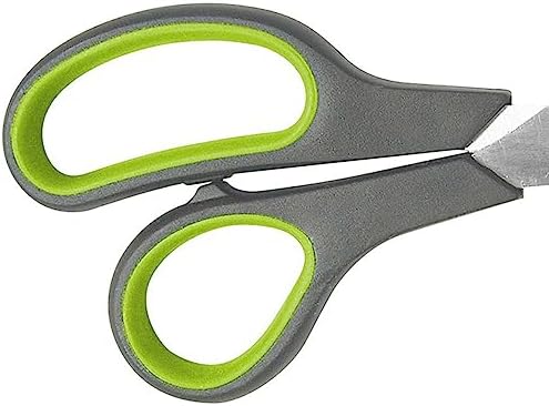 "Praktika" Universal Scissor, 9.06", Gray/Green/Silver