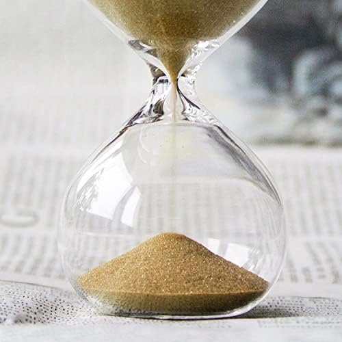 SWISSELITE Puff Sand Timer, Hourglass Sand Timers, Inspired Glass