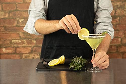 10x6 Inch Small Cutting Board and Bar Board, Black Plastic for Restaurants