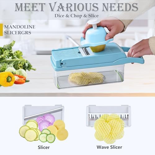Vegetable Chopper Mandoline Slicer Home Kitchen Appliance Essential Gadget