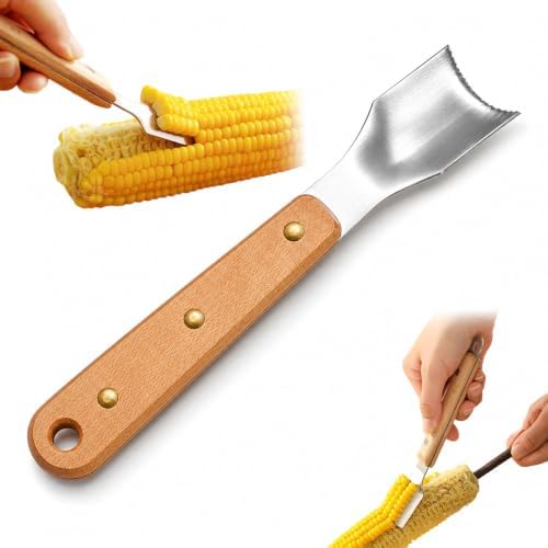 Corn Cob Peeler Stainless Steel Corn Stripping Tool (1 Peeler)