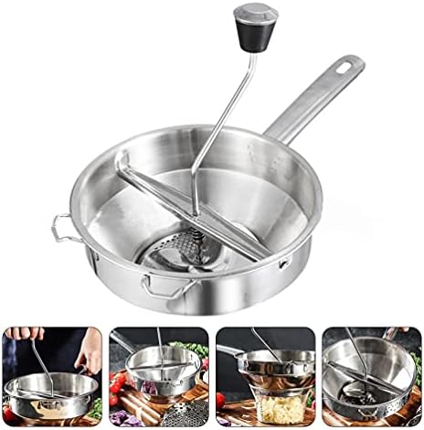 Large Potato Ricer, Ricer for Mashed Potatoes, Heavy Duty Stainless Steel Potato Masher and Ricer Kitchen Tool, Press and Mash for Mashed Potatoes