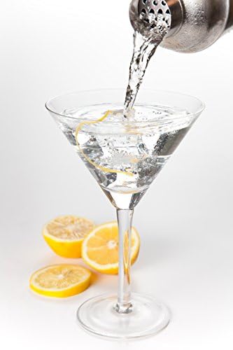 HIC Bar Cocktail Shaker, 18/8 Stainless Steel, Mirror Finish, 3-Piece Set, Holds 18-Ounces