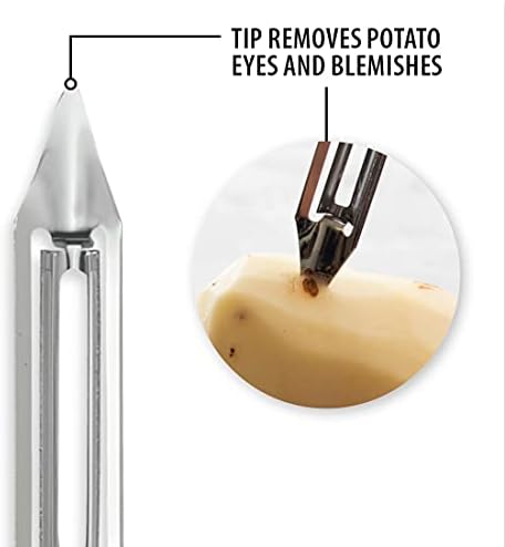 Rada Cutlery Vegetable Peeler (R132), Silver, Pack of 6