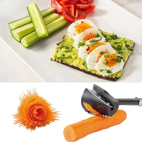 2PCS Spiral Vegetable Slicer Spiralizer, Chopper Vegetable Cutter, Vegetable Chopper Food Slicer Grater Handheld Spiralizer Vegetable Slicer Great Vegetable Spiralizer Cutter for Salad Vegetable