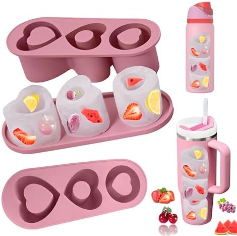Ice Molds for Owala Water Bottle 24oz/32oz, Ice Trays for Freezer with Lid