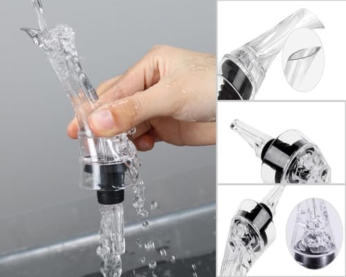 Wine Pourer 2pcs Premium Wine Aerator Pourer Professional Quality Wine Aerator Pourer Spout 2 Packs