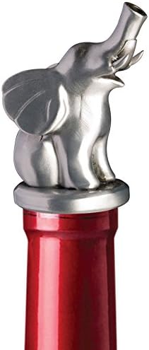 Stainless Steel Elephant Wine Aerator Pourer - Deluxe Decanter Spout for Robust Red and White Wine - Pour Amore Bottle Pourer/Stopper & Air Diffuser by Chris's Stuff