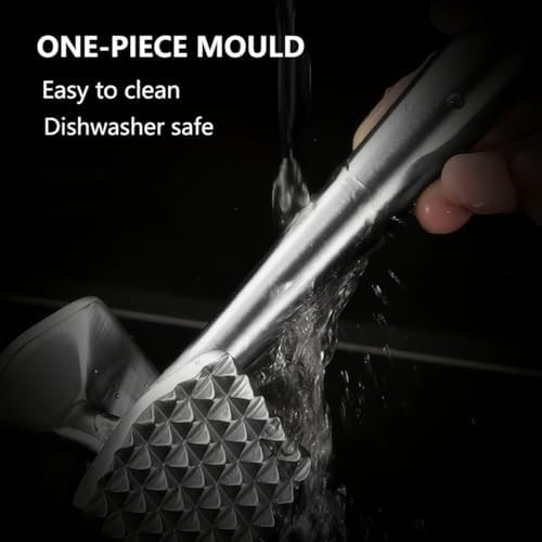 AMOZO Meat Tenderizer 304 Stainless Steel Meat Hammer – Premium Meat Tenderizer Mallet Stainless Steel – Pounder For Tenderizing and Pounding Steak, Beef And Poultry,Dishwasher safe.