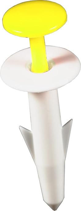 Pop Up Disposable Cooking Thermometer, 138 Degree, Small, Pack of 10 | Yellow Top, 1-inch, Package of 10, The Original Pop Up Disposable cooking Thermometer
