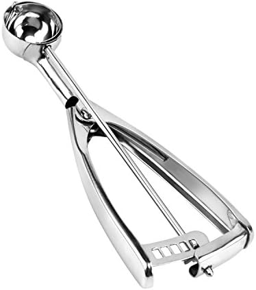 Cookie Scoop for Baking - Small Size - 18/8 Stainless Steel Durable Cupcake Ice Cream Cookie Dough Scooper - 1/2 Tablespoon