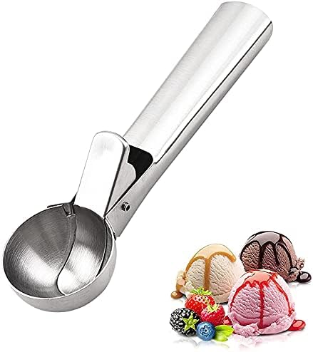 Scoop Stainless Steel, Ice Cream Scoop with Trigger Release