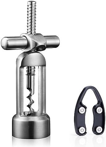 screwpull-levers wine opener corkscrew self pulling corkscrew 18/8 stainless steel wine opener