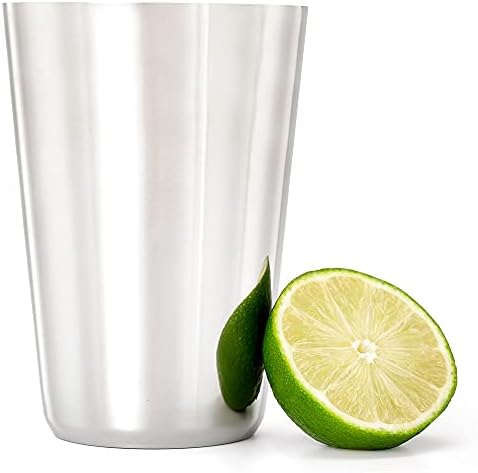 Barfly Superfly Tin, 18 OZ Cocktail Shaker, Small (532 ml), Heavyweight Stainless, (M37159)