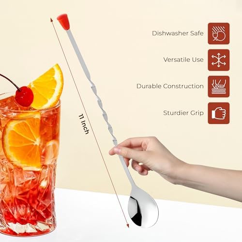 OCS Parts 11-Inch Stainless Steel Bar Stirring Spoon