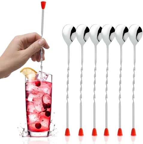 OCS Parts 6-Pack 11-Inch Stainless Steel Bar Spoons
