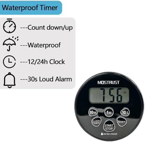 Digital Waterproof Shower Clock Timer