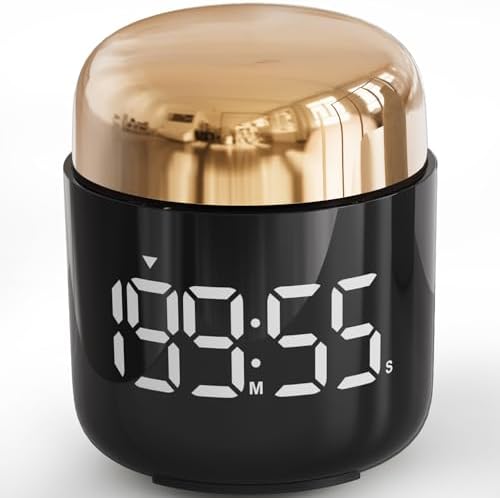 Kitchen Timer, 360 Rotate, Countup/Countdown, LED, Volume