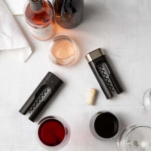 Rabbit Pro CorkPull - Advanced Cork Remover and Wine Opener with Precision Alignment, Stainless Steel Accents, and Non-Stick Spiral - Essential Barware Tool & Kitchen Accessory