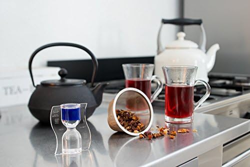 Paradox Tea Timer with Reverse Granulate Flow Blue