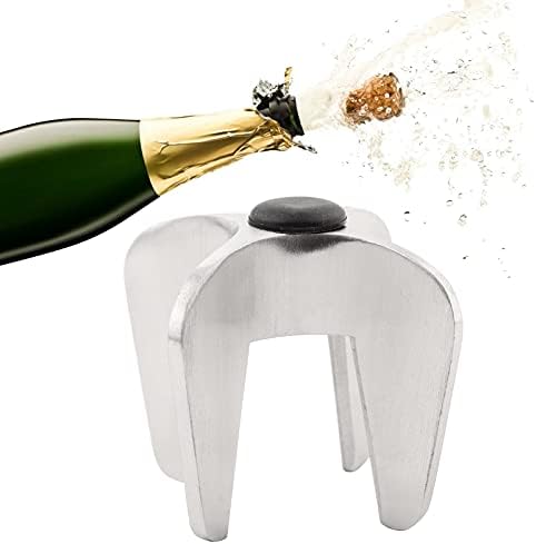Champagne Bottle Opener, Stainless Steel Sparkling Wine Cork Remover Multifunctional Bottles Opener