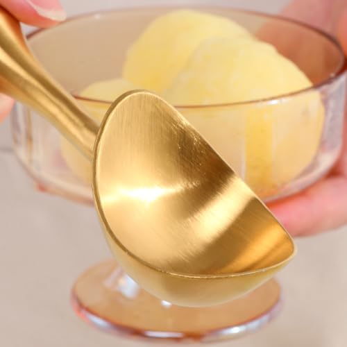 Ice Cream Scoop - Heavy Duty Stainless Steel Icecream Scooper, 9 inches Nonstick Anti-Freeze Ice Cream Scooper for Gelato, Sorbet, Cookie Dough, Melon, Sundae - Dishwasher Safe (Rainbow)
