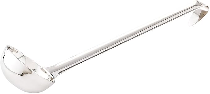 Restaurantware Met Lux 4 Ounce Portion Ladle 1 Multipurpose Portion Serving Spoon - Does Not Corrode Dishwashable Stainless Steel Portion Control Serving Utensil Premium