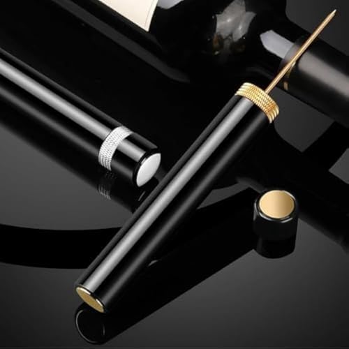 Aeropop Wine Opener, Aero Pop Wine Opener Travel Portable Pocket Air Pressure Pump Wine Openers, Needle Type Wines Bottle Openers for Home, Restaurant, Party (Golden+Silvery)