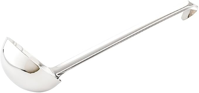 Restaurantware Met Lux 8 Ounce Portion Ladle 1 Multipurpose Portion Serving Spoon - Does Not Corrode Dishwashable Stainless Steel Portion Control Serving Utensil Premium