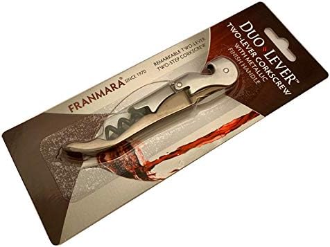 Duo Lever Corkscrew, Metallic Finish Handle - BRONZE