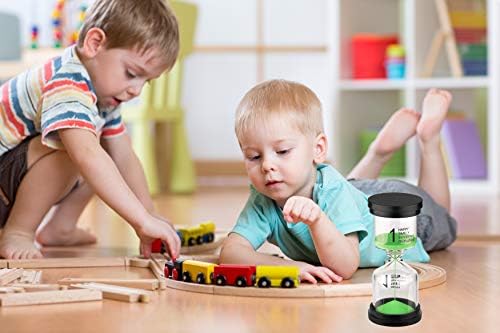 SuLiao Timer 1 Minute Hourglass: Green Sand Clock, Small Sand Watch 1 Min, Color Hour Glass Sandglass for Kids, Teacher, Games, Classroom, Kitchen, Decoration