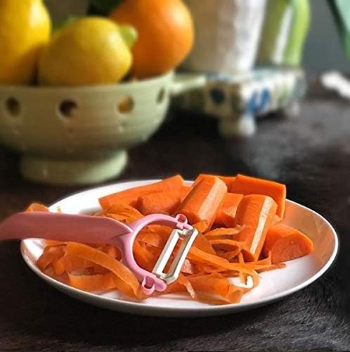 Advanced Ceramic Horizontal Y Peeler, Pink