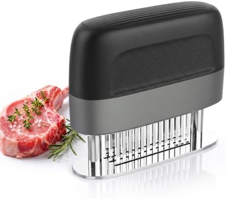 KANAD Meat Tenderizer, With 48 Stainless Steel Ultra Sharp Needle Blades