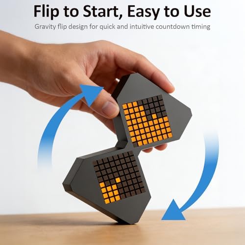Digital Hourglass Visual Timer, LED Focus Timers