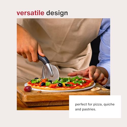 Zyliss Pizza Cutter with Removable Wheel, New Sharp Edge Pizza Cutter