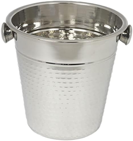 Chef Craft Hammered Champagne Bucket. 4 Quart. Stainless Steel