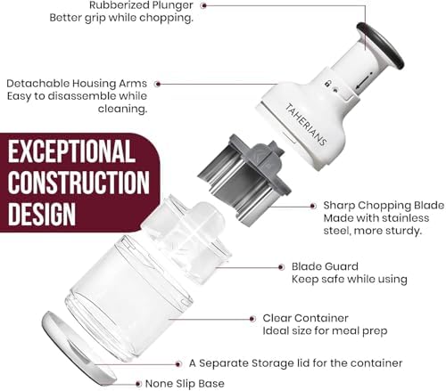 Manual Vegetable Chopper with Container and Lid