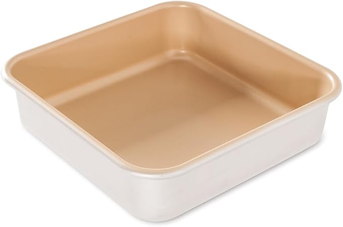 Nordic Ware Naturals Aluminum NonStick 9x9-Inches Square Cake Pan