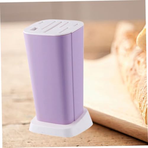 Magnetic Mount Magnetic Tool Holder Utensil Holders Stand Countertop Holder Standing Kitchen Rack Inserted Holder Storage Rack Knives Block Bracket Vertical Purple Drawer