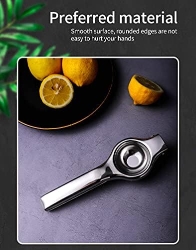 Manual Juicer, Stainless Steel Lemon Orange Squeezer Lime Hand Juice Hand Press Fruit Juicer Citrus Extractor Tool