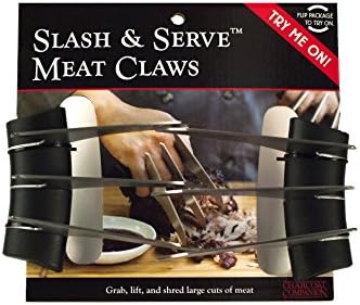 Charcoal Companion CC1132 Slash & Serve BBQ Meat Pulled Pork Shredder Claws / Set of Two Barbecue Tools