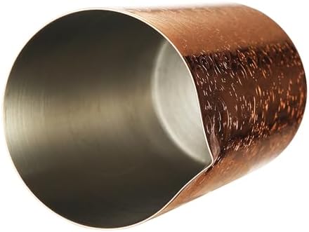 Unbreakable Cocktail Mixing Glass,Stirring Tin, Bar Mixing Pitcher with Spirit Pattern,17-ounce / 500ml (Spirit CopperPlated)